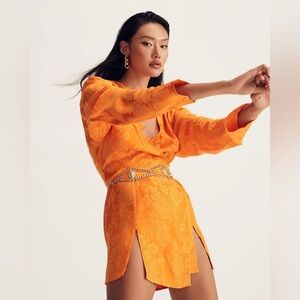 THE ATTICO - Caravan Rose Jacquard Mini Dress